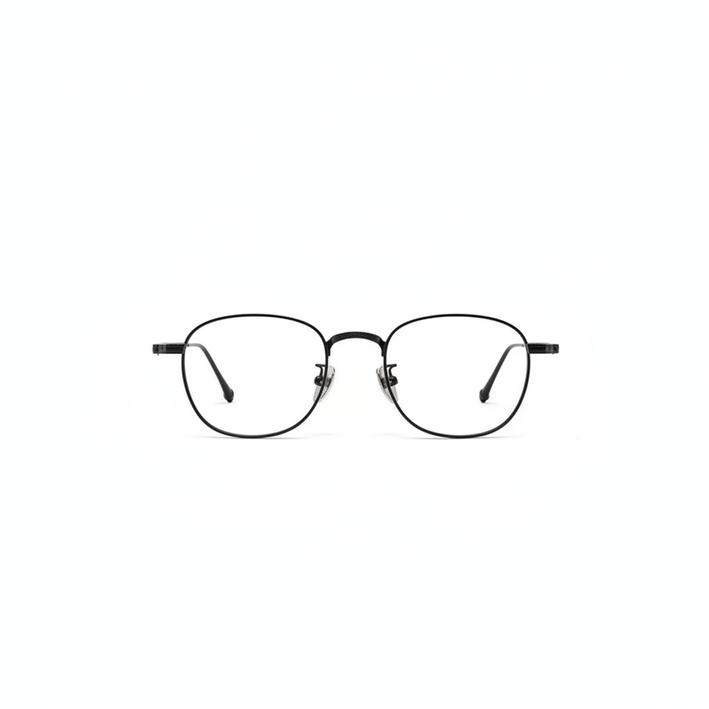 Lightweight Oval Titanium Eyeglasses Frame