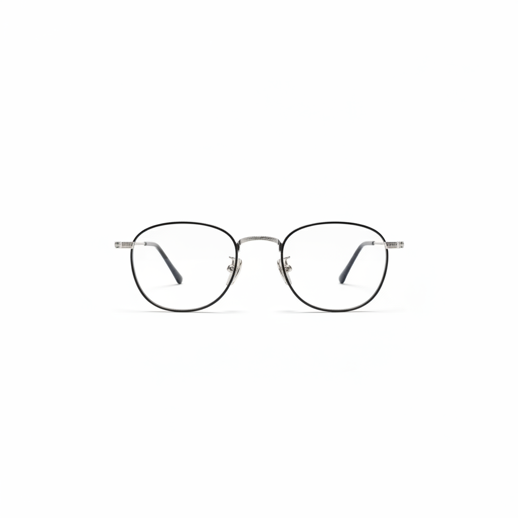 Lightweight Oval Titanium Eyeglasses Frame