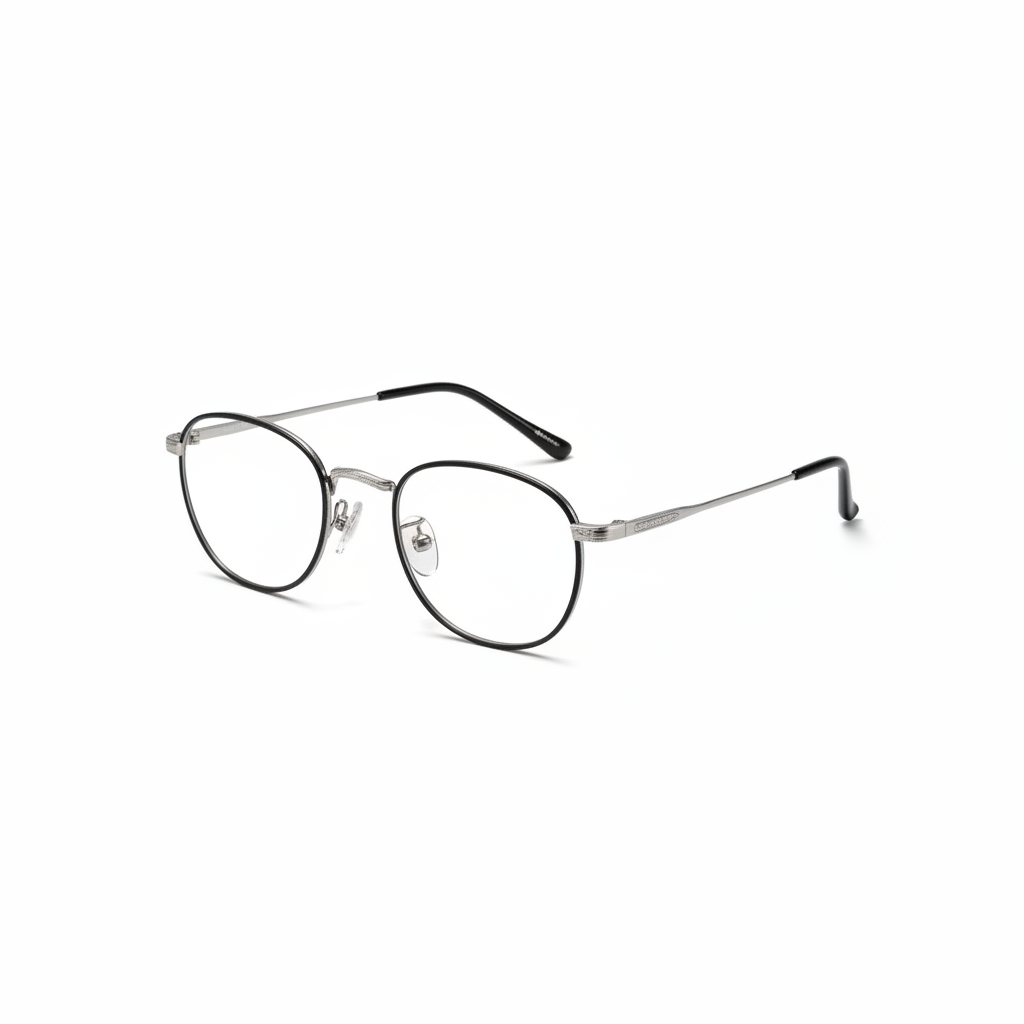 Lightweight Oval Titanium Eyeglasses Frame
