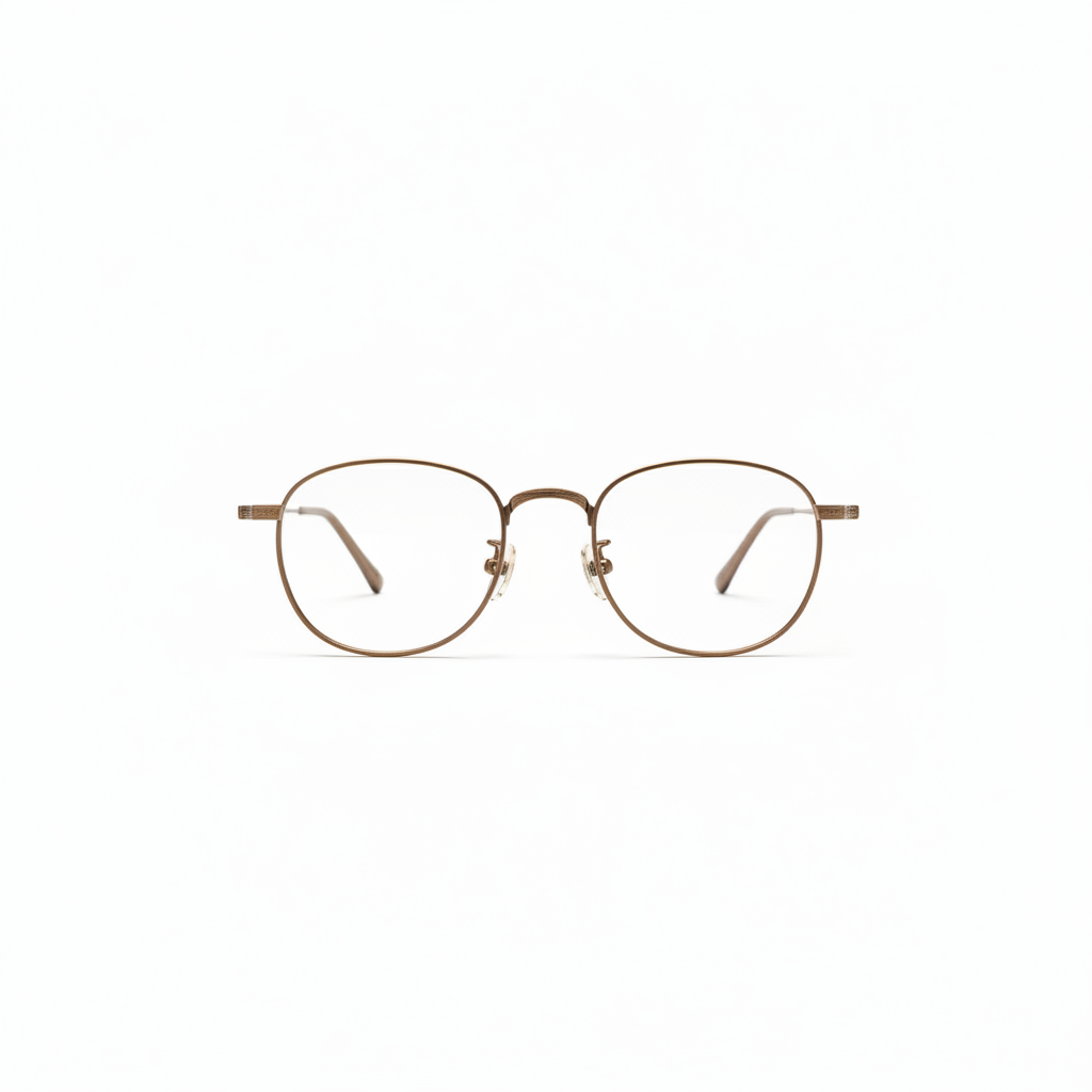 Lightweight Oval Titanium Eyeglasses Frame