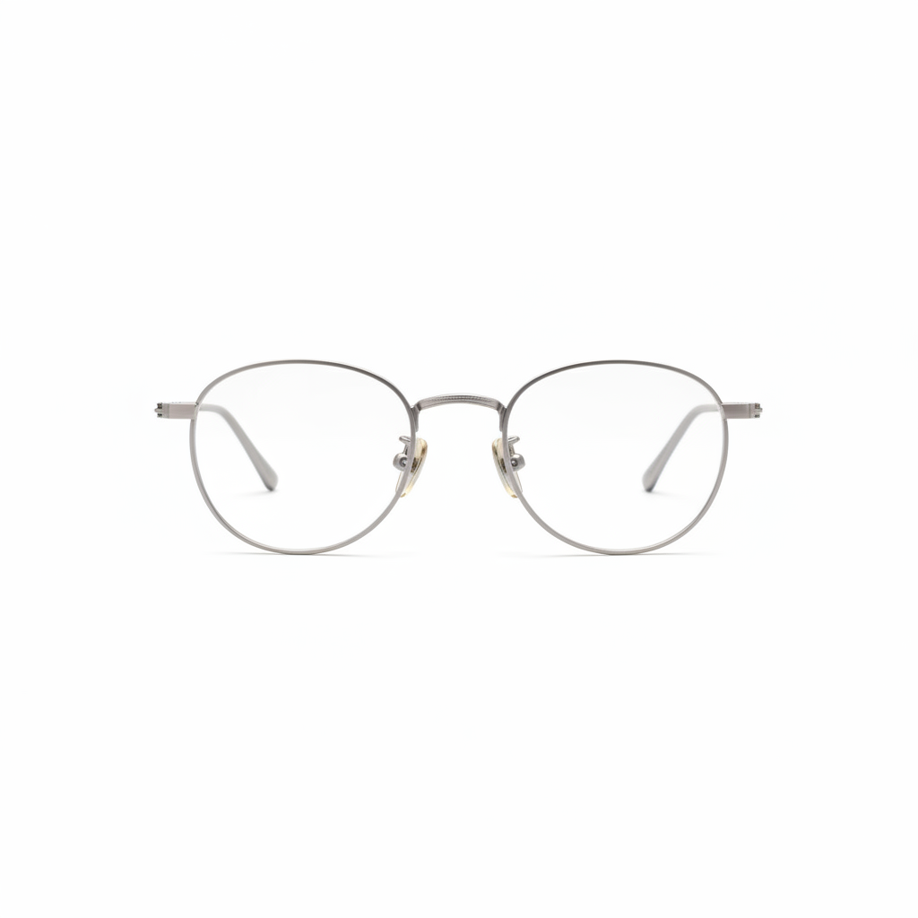 Lightweight Oval Titanium Eyeglasses Frame