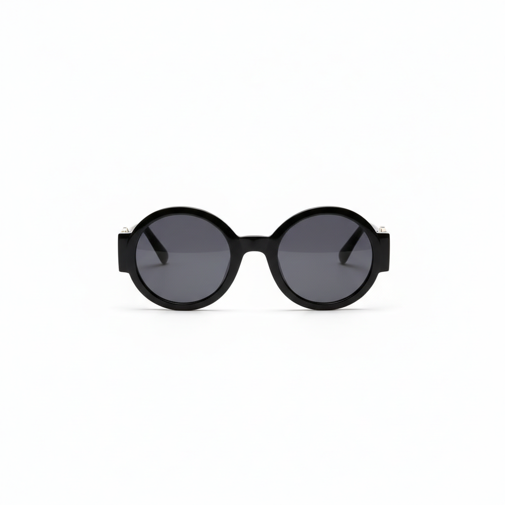 Oversized Round Gradient Sunglasses