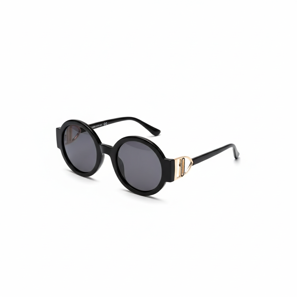 Oversized Round Gradient Sunglasses