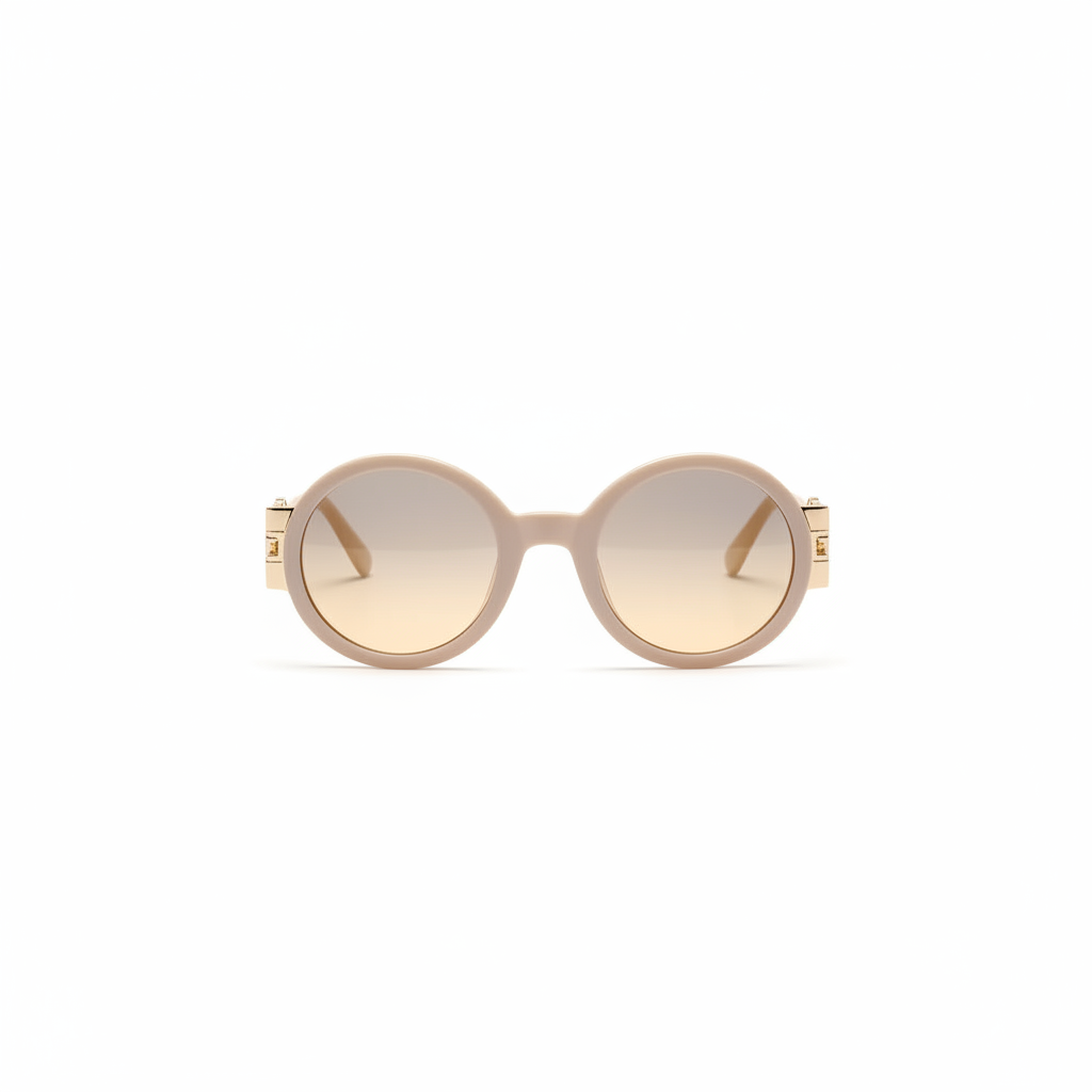 Oversized Round Gradient Sunglasses