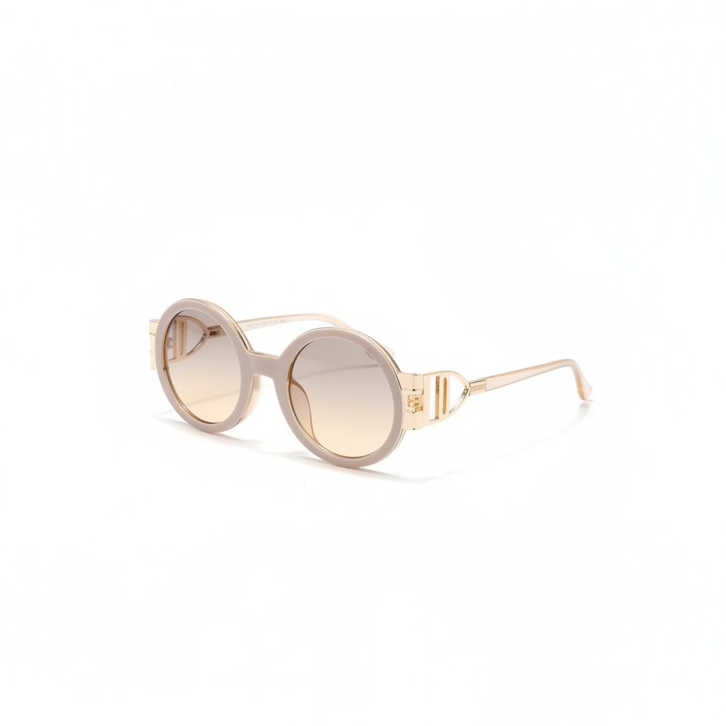 Oversized Round Gradient Sunglasses
