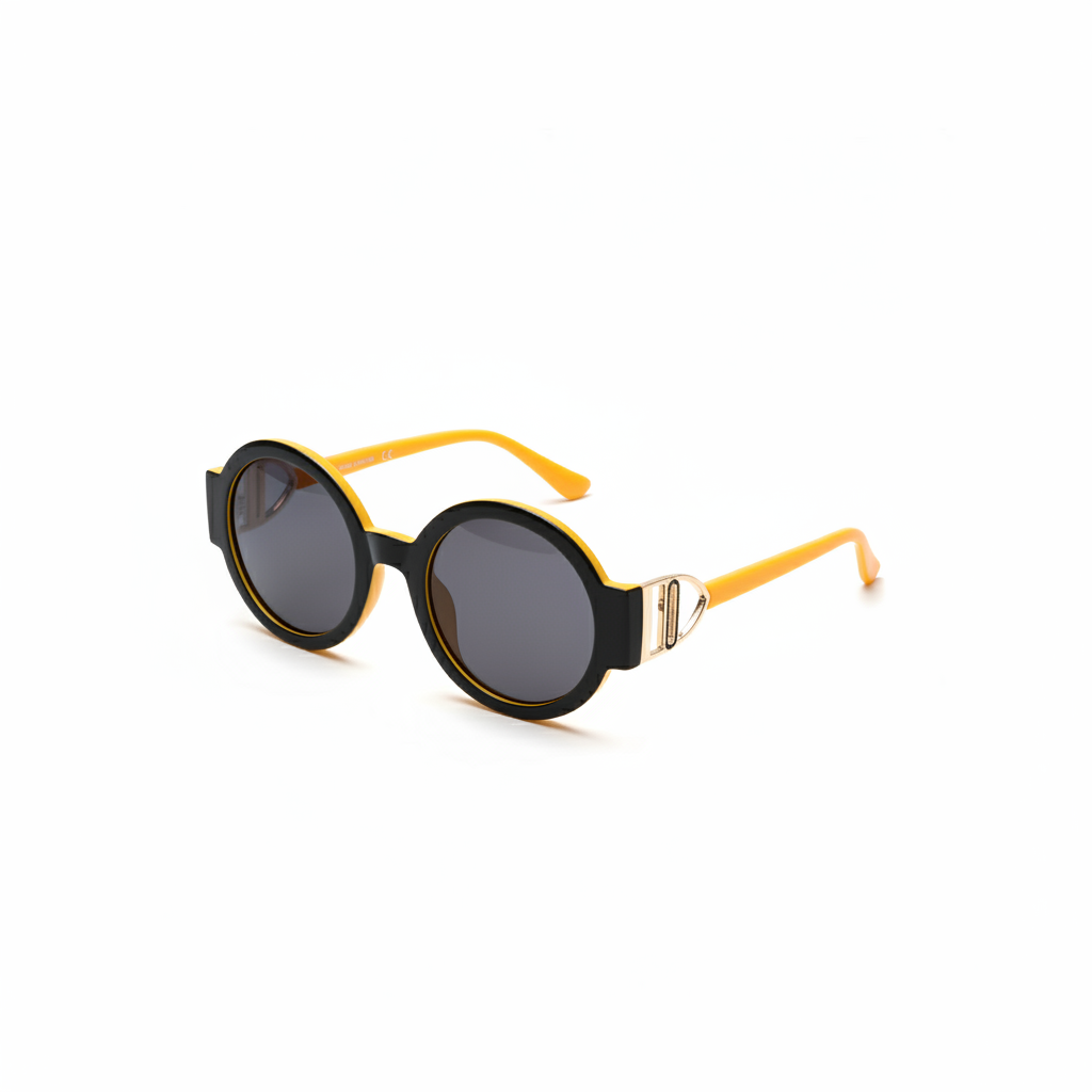 Oversized Round Gradient Sunglasses